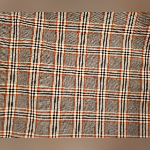 Lands End | Plaid Pull-on Trouser Pant Mid Rise Slim Leg Size 14 - Picture 4 of 7